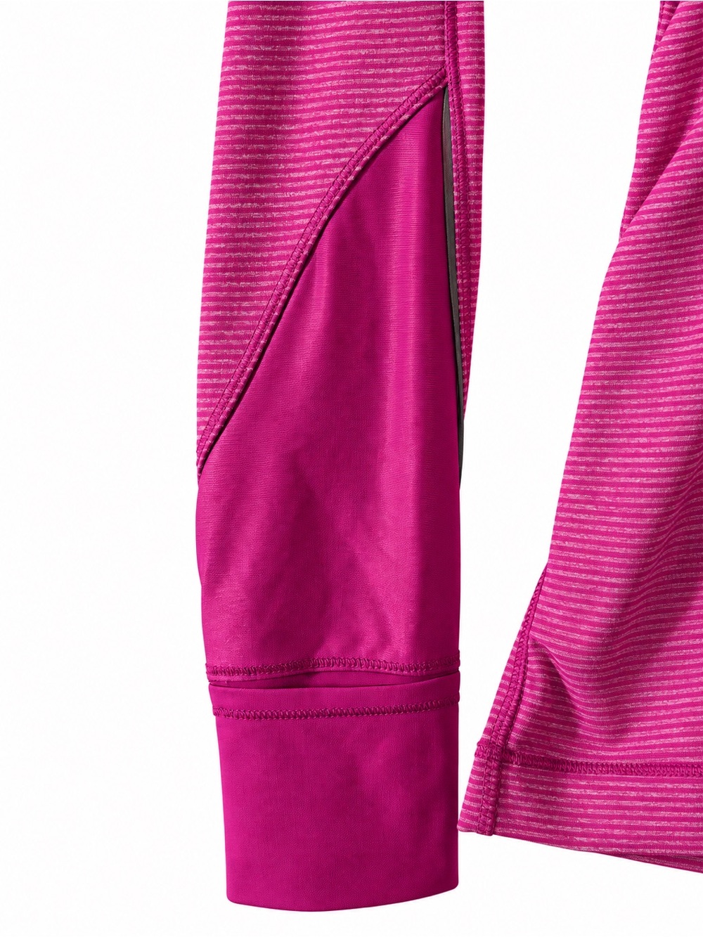 Lululemon Women’s Pink/Fuchsia Quarter Zip Long Sleeve Athletic Top – Size M - Picture 5 of 7